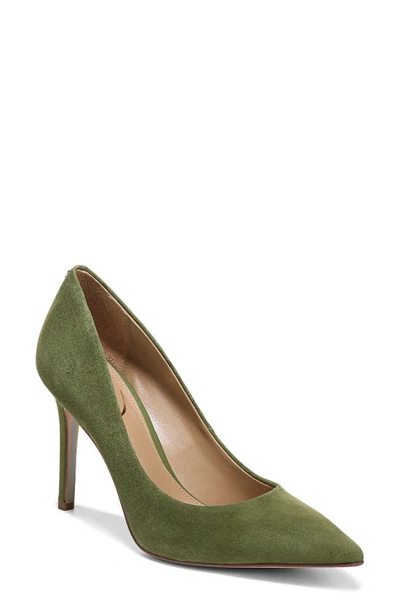 Shop Sam Edelman Hazel Pointed Toe Pump In Dried Thyme