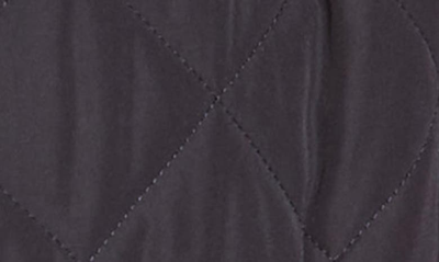 Barbour Quilted Button-front Jacket In Navy