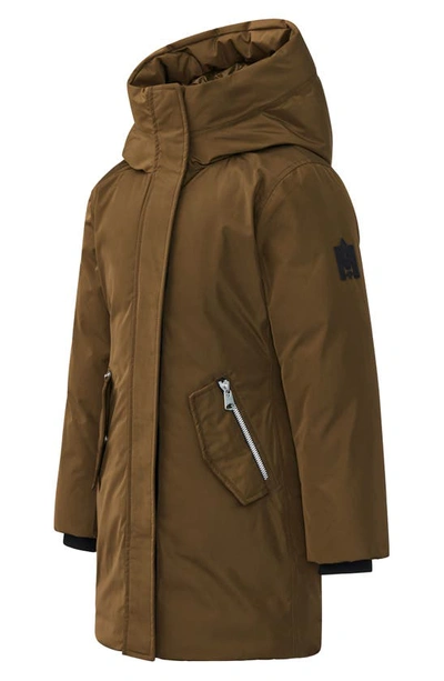 Mackage Kids' Shayna 800 Fill Power Down Jacket In Army