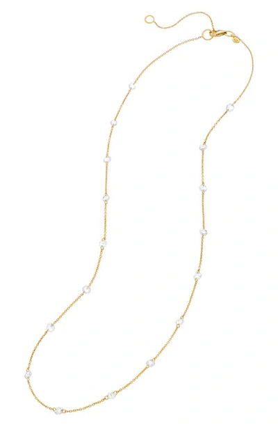 Shop Sethi Couture Diamond Necklace In Gold/ Diamond