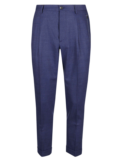 Shop Etro Men's  Blue Other Materials Pants