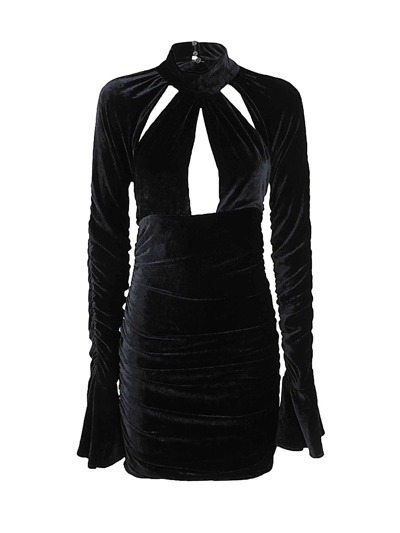 Shop Blumarine Women's  Black Other Materials Dress