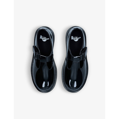 Shop Dr. Martens' Ailis Patent Leather Shoes 5-12 Years In Black