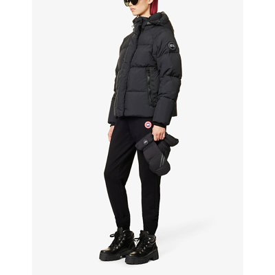 Shop Canada Goose Women's Black - Noir Junction Padded Shell-down Jacket