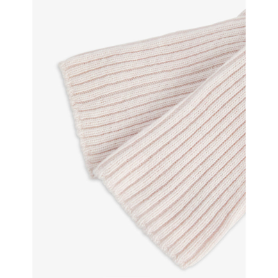 Shop Falke Women's Light Pink Cosy Wool Ribbed Calf-length Wool-blend Socks