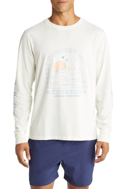 Shop Chubbies Long Sleeve Pocket Graphic Tee In The Desert Lowland
