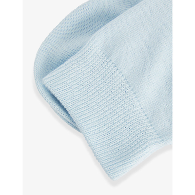 Falke Family Brand-print Stretch-cotton Blend Socks In 6594 Light Blue