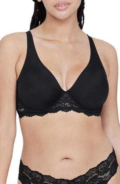 Shop Skarlett Blue Goddess Underwire Convertible Bra In Black