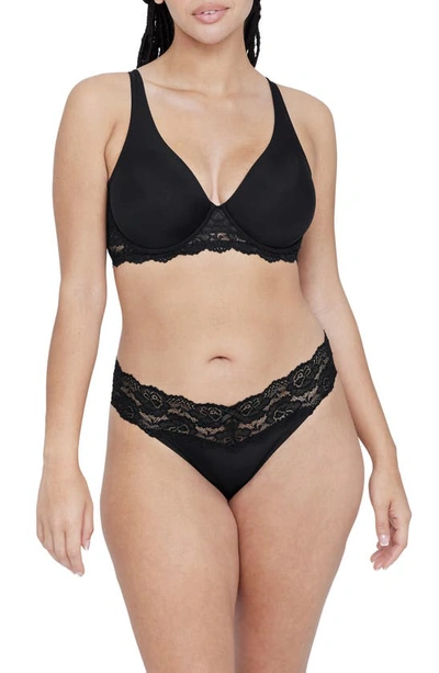 Skarlett Blue Goddess Underwire Convertible Bra In Black