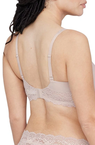 Shop Skarlett Blue Goddess Underwire Convertible Bra In Cashmere