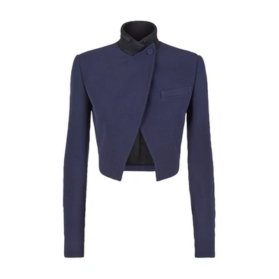 Shop Fendi Jacket In Bleu