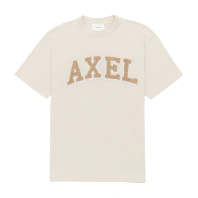 Shop Axel Arigato Arc Logo T-shirt In Beige