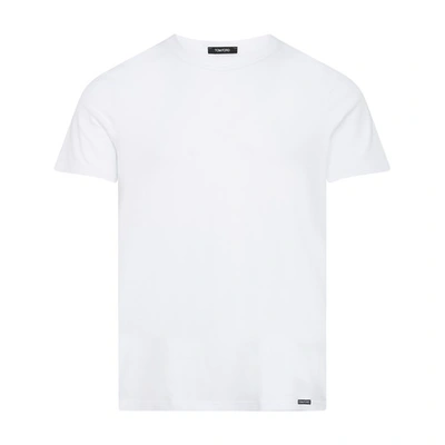 Shop Tom Ford T-shirt In White