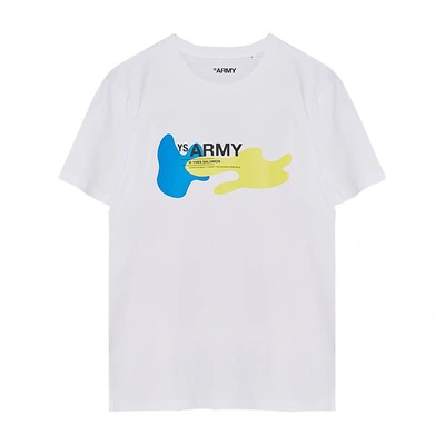 Shop Yves Salomon T-shirt In Blanc