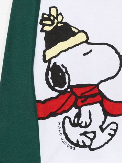 Marc Jacobs Snoopy-print Organic Cotton T-shirt In White