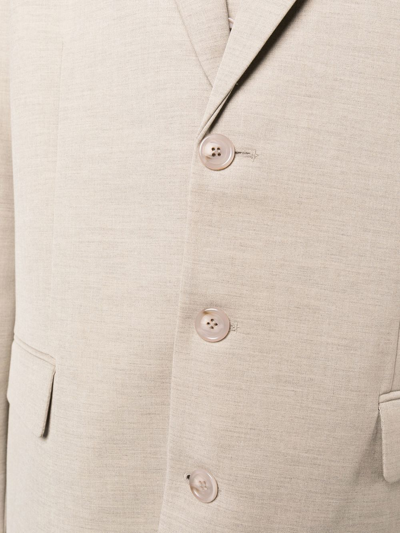 The Frankie Shop Neutral Gelso Oversized Blazer In Neutrals