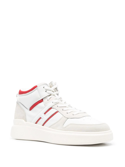 Hogan H580 - Mid-top Sneakers In Weiss