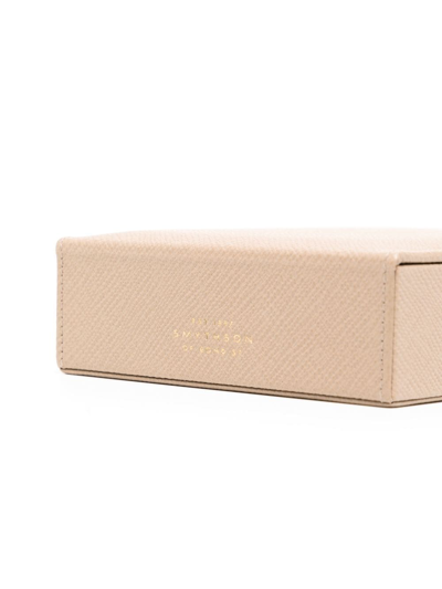Smythson Schmuckschatulle Mit Klappe In Neutrals