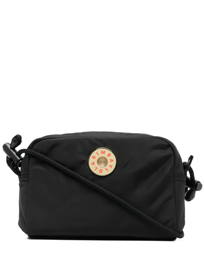 Shop Bimba Y Lola Logo-plaque Detail Crossbody Bag In Black