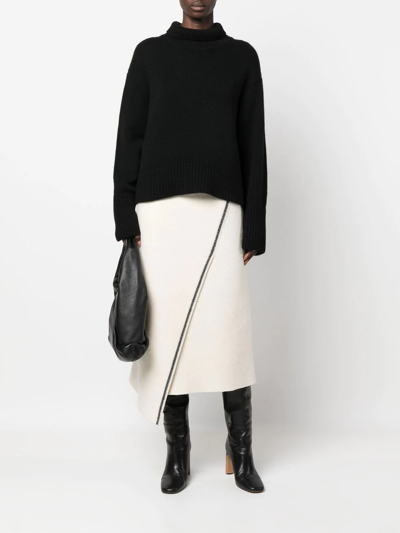 Lisa Yang Heidi Cashmere Turtleneck Sweater In Black