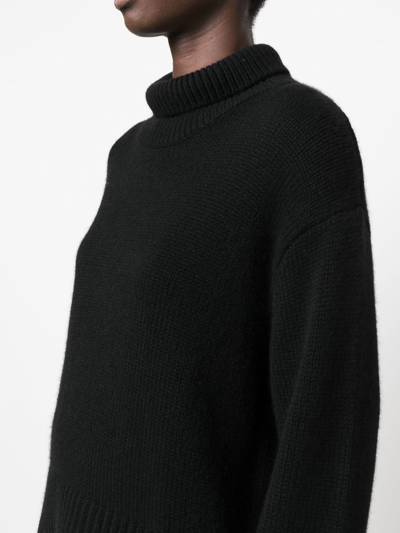 Lisa Yang Heidi Cashmere Turtleneck Sweater In Black