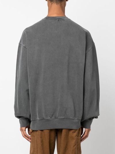 Carhartt Vulcan Garment-dyed Sweatshirt In Grau