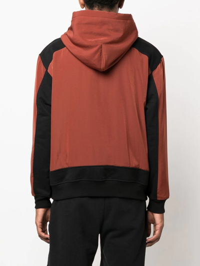 Shop Just Don Logo-print Hoodie In Rot