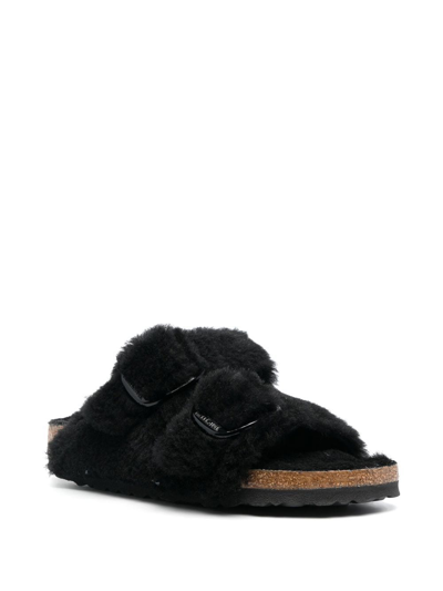 Birkenstock Arizona Big Buckle Narrow Sandal In Schwarz