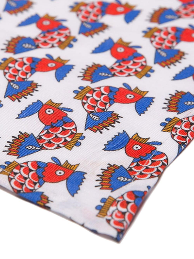 La Doublej All-over Print Tablemat Set In Weiss