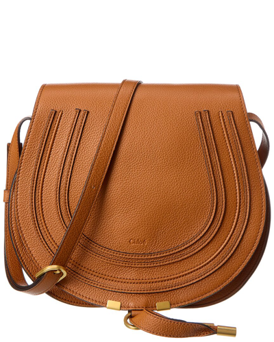 Shop Chloé Chloe Marcie Medium Leather Shoulder Bag In Multi