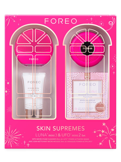 Shop Foreo Women's Skin Supremes 4-piece Luna Mini 3 & Ufo Mini 2 Device Set