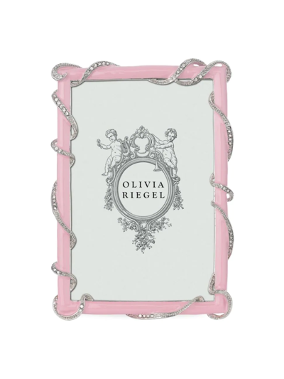 Shop Olivia Riegel Harlow Baby Picture Frame In Pink