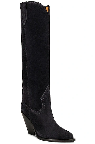 Shop Isabel Marant Lomero Boot In Faded Black