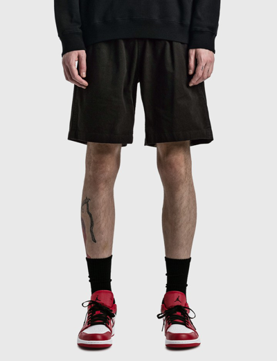 Gramicci Black Cotton Ridge Bermuda Shorts In Black
