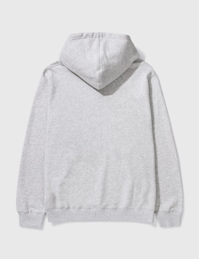 Shop Gramicci One Point Hooded Sweatshirt In Grey