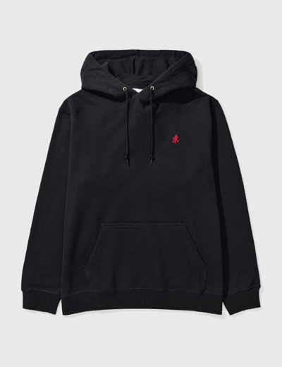 Shop Gramicci One Point Hooded Sweatshirt In Black