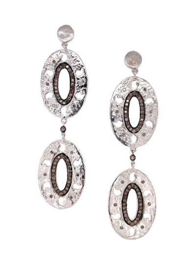 Shop Coomi Women's Paisley Sterling Silver & Diamond Drop Earrings