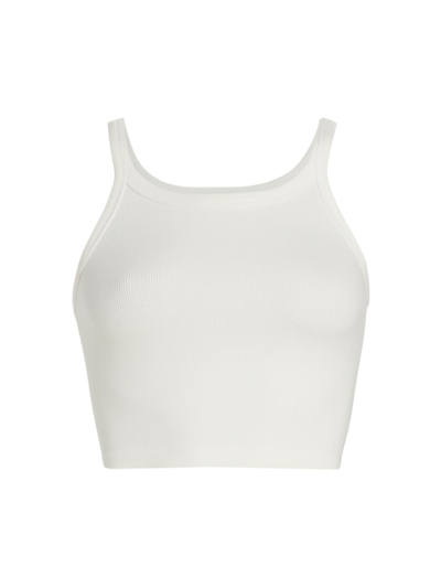 Shop Wardrobe.nyc Women's Hailey Bieber Cropped Tank In Off White
