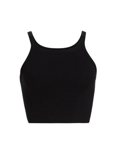 Shop Wardrobe.nyc Women's Hailey Bieber Cropped Tank In Black
