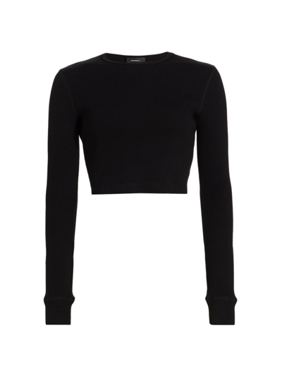 Shop Wardrobe.nyc Women's Hailey Bieber Long-sleeve T-shirt In Black