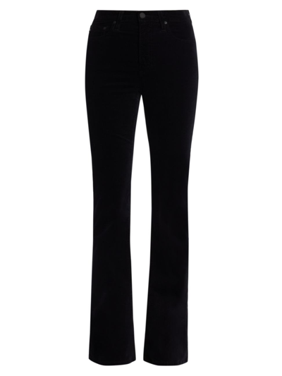 Shop Ag Women's Alexxis High-rise Bootcut Pants In Super Black