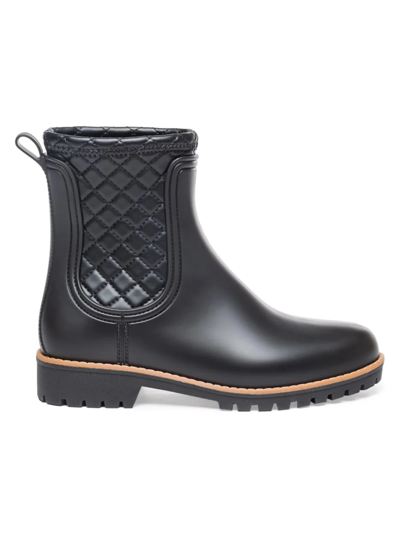 Shop Bernardo Women's Zora Quilted Rain Boot In Black