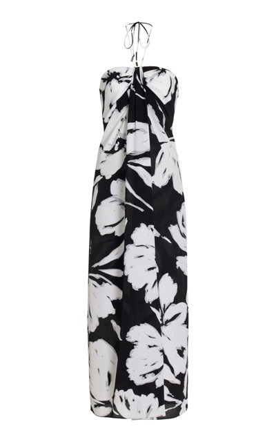 Michael Kors Tie  Sarong Tunic In Print