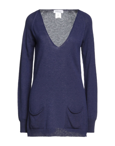 Shop Pianurastudio Woman Sweater Dark Purple Size Xl Viscose, Wool, Polyamide, Cashmere