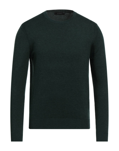 Shop Diktat Man Sweater Dark Green Size S Viscose, Polyamide, Acrylic, Cashmere