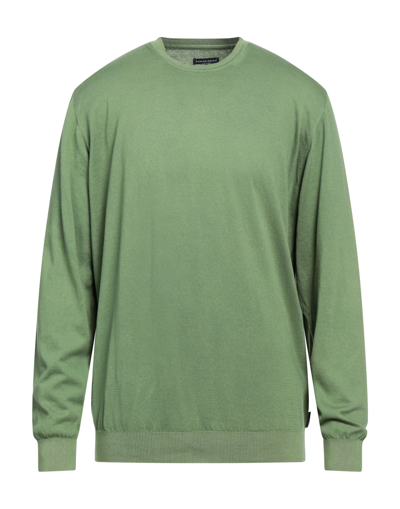 Shop North Sails Man Sweater Green Size Xxl Cotton