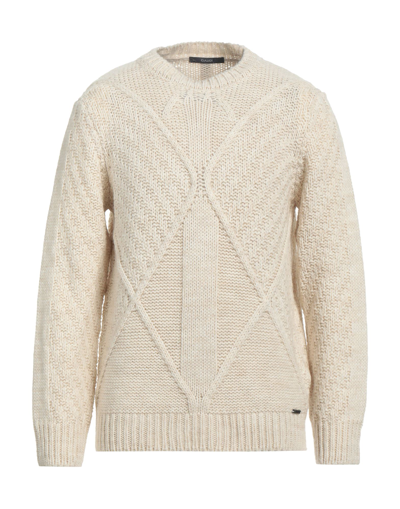 Shop Gaudì Man Sweater Ivory Size Xxl Acrylic, Virgin Wool In White