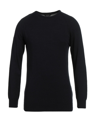 Shop Siviglia Man Sweater Midnight Blue Size Xxl Wool, Acrylic