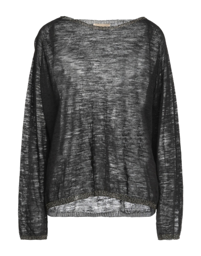 Shop Momoní Woman Sweater Black Size M Linen, Polyester, Viscose
