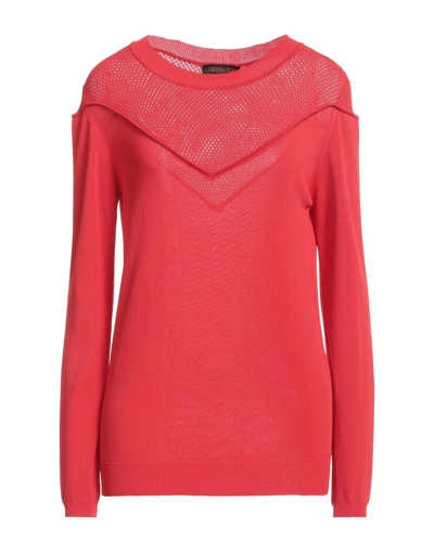 Shop Trussardi Woman Sweater Red Size L Viscose, Polyamide